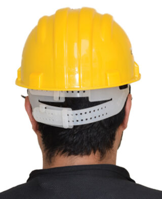 Safety Helmet with Adjustable Nape Strap